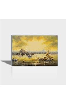 60X90 Cm Yağlı Boya Gibi Dijital Baskı Manzara Canvas Tablo