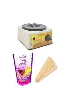 Ege Sir Dpr Max Ağda Makinesi + Vi-Vet Granül Pudralı İnci Ağda 250 G + Spatula x 5 Ege Sir Dpr Max Ağda Makinesi + Vi-Vet Granül Pudralı İnci Ağda 250 G + Spatula x 5