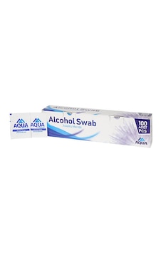 Aqua Alkollü Mendil %70 Alkol Swap Cilt Temizleme Mendil 100 Adet Aqua Alkollü Mendil %70 Alkol Swap Cilt Temizleme Mendil 100 Adet