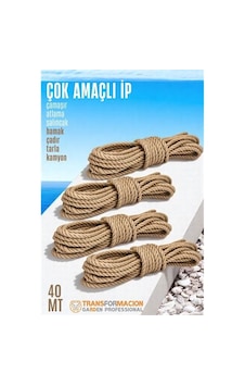 Zenvac Çok Amaçlı Kalın İp Hamak İpi - Çamaşır İpi Salıncak İpi Atlama İpi 40 Metre 721767 Zenvac29 Renkli Zenvac Çok Amaçlı Kalın İp Hamak İpi - Çamaşır İpi Salıncak İpi Atlama İpi 40 Metre 721767 Zenvac29 Renkli