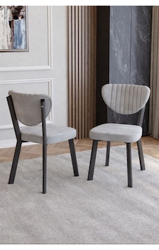 Toce Home Mutfak Sandalyesi 1 Adet Gri Toce Home Mutfak Sandalyesi 1 Adet Gri