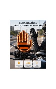 176 Led Amber Renkli El Hareketiyle Kontrol Edilen Motosiklet Dönüş Sinyali Altın 176 Led Amber Renkli El Hareketiyle Kontrol Edilen Motosiklet Dönüş Sinyali Altın