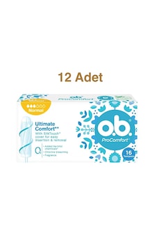 O.b. Ultimate Comfort Tampon Normal 16lı - 12 Adet O.b. Ultimate Comfort Tampon Normal 16lı - 12 Adet