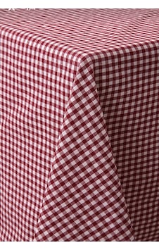 Kareli Desen Pötikareli Masa Örtüsü Bordo Kareli Desen Pötikareli Masa Örtüsü Bordo