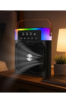 Yamanhobi Usb Şarjlı Masaüstü Sprey Fan Taşınabilir Serinletici Rgb Işıklı Mini Klima Yamanhobi Usb Şarjlı Masaüstü Sprey Fan Taşınabilir Serinletici Rgb Işıklı Mini Klima