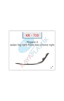 Kaya Kr710 Sis Far Çerçevesi Çıtası Krom Sağ Sedan Model Megane 4 261a20197r Kaya Kr710 Sis Far Çerçevesi Çıtası Krom Sağ Sedan Model Megane 4 261a20197r
