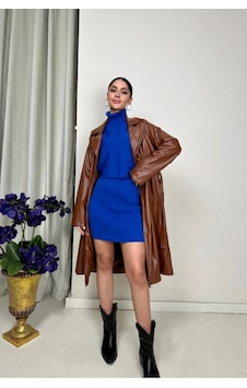 Rabia Çelik Kadın Kahverengi Astarlı Kuşak Bağlamalı Kışlık Suni Deri Trençkot Kahverengi Kahverengi Rabia Çelik Kadın Kahverengi Astarlı Kuşak Bağlamalı Kışlık Suni Deri Trençkot Kahverengi Kahverengi