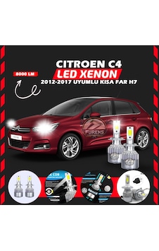 Citroen C4 2012-2017 Kısa Far Uyumlu Şimşek Etkilii Led Xenon Performance Seriess H7 Citroen C4 2012-2017 Kısa Far Uyumlu Şimşek Etkilii Led Xenon Performance Seriess H7