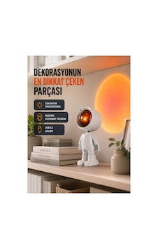 Astraltech Gün Batımı Efekti Sunan Astronot Led Masa Lambası Yeni Nesil Çok Renkli Astraltech Gün Batımı Efekti Sunan Astronot Led Masa Lambası Yeni Nesil Çok Renkli