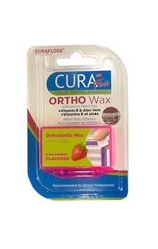 Curafloss Orto Wax Diş Mumu Strawberry Aromalı