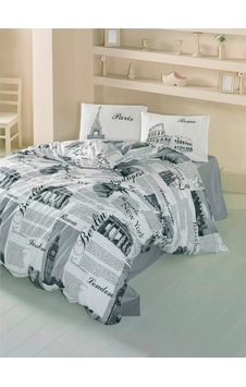 Komfort Home Tek Kişilik Ranforce Nevresim Takımı City Çok Renkli Komfort Home Tek Kişilik Ranforce Nevresim Takımı City Çok Renkli
