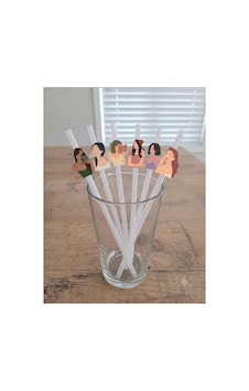 12 Li Kız Konseptli Parti Pipeti Ve 12 Li Cupcake Kürdan Süsü Seti. Beyaz 12 Li Kız Konseptli Parti Pipeti Ve 12 Li Cupcake Kürdan Süsü Seti. Beyaz