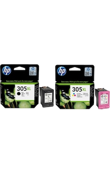 Hp 305Xl Siyah Ve Renkli 2Li Paket 3Ym63Ae / 3Ym62Ae Hp 305Xl Siyah Ve Renkli 2Li Paket 3Ym63Ae / 3Ym62Ae