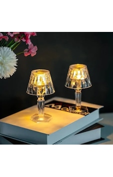 Dekoratif Pilli Led Masa Lambası 12'li Şeffaf Dekoratif Pilli Led Masa Lambası 12'li Şeffaf