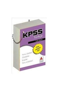 Kpss Türkçe Konu Özetli Strateji Kartları - Delta Kültür Yayınevi Kpss Türkçe Konu Özetli Strateji Kartları - Delta Kültür Yayınevi