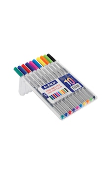 Globox 10 Renk 0.4 Mm Fineliner Keçe Uçlu Kalem Set Pp Kutu