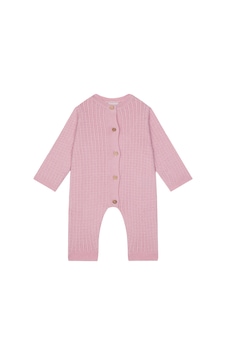 Antebies Pembe Triko Uzun Kollu Kız Bebek Patiksiz Tulum Çok Renkli Antebies Pembe Triko Uzun Kollu Kız Bebek Patiksiz Tulum Çok Renkli