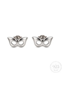 Servi 925 Ayar Gümüş Minimal Maskeli Balo Küpe-492 Servi 925 Ayar Gümüş Minimal Maskeli Balo Küpe-492