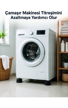 Çamaşır Makinesi İçin 4 Adet Kauçuk Ayak Pedi 7010