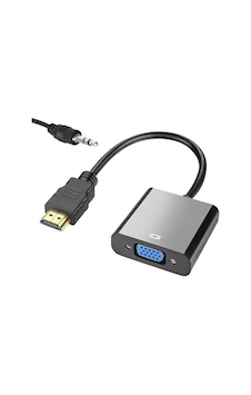 Hdmı To Vga Çevirici Adaptör Ses Çıkışlı, Aparat Hdmı Çıkışlı Bilgisayarların Görüntüsünü Vga Girişli Hdmı To Vga Çevirici Adaptör Ses Çıkışlı, Aparat Hdmı Çıkışlı Bilgisayarların Görüntüsünü Vga Girişli