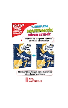 7. Sınıf Matematik Süper Set Soru Bankam + Çalışma Kitabım Yeni 7. Sınıf Matematik Süper Set Soru Bankam + Çalışma Kitabım Yeni