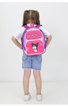 Kuromi Temalı Sevimli Ortopedik Anaokulu Ve İlkokul Çantası Mor Kuromi Temalı Sevimli Ortopedik Anaokulu Ve İlkokul Çantası Mor