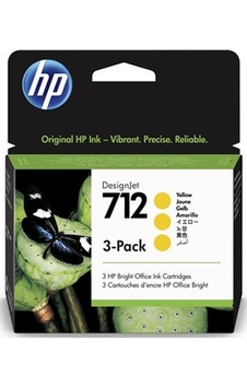 3Ed79A Hp 712 Designjet Sarı 3'Lü Paket 29 Ml 3Ed79A Hp 712 Designjet Sarı 3'Lü Paket 29 Ml