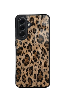 Samsung Galaxy Uyumlu A56 Kılıf Kamera Korumalı Desenli Zore Lusi Kapak - Kahve Leopar - Samsung Galaxy Uyumlu A56 Kılıf Kamera Korumalı Desenli Zore Lusi Kapak - Kahve Leopar -