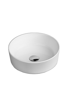 Round Line Tezgah Üstü Lavabo 42 Ø Tel Ve Sifon Hediye Beyaz Round Line Tezgah Üstü Lavabo 42 Ø Tel Ve Sifon Hediye Beyaz