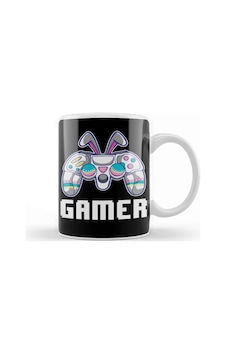 Video Game Easter Gamer Controller Bunny Ears Kupa Bardak Porselen Karışık Video Game Easter Gamer Controller Bunny Ears Kupa Bardak Porselen Karışık