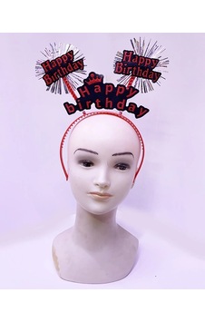 Hubrendy Cer Happy Birthday Yazılı Püsküllü Neon Kırmızı Renk Doğum Günü Tacı 22x19 Cm " Hubrendy Cer Happy Birthday Yazılı Püsküllü Neon Kırmızı Renk Doğum Günü Tacı 22x19 Cm "
