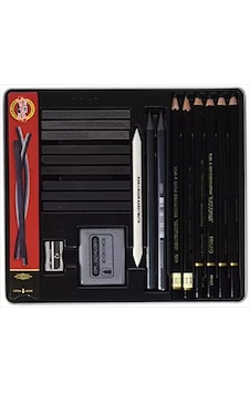 Koh-I Noor 23'Lü Gioconda Metal Kutu Karakalem Eskiz Seti 8898 Koh-I Noor 23'Lü Gioconda Metal Kutu Karakalem Eskiz Seti 8898