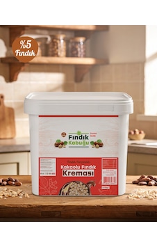 Fındık Kabuğu %5 Fındık Parçacıklı Kakaolu Krema 5 Kg Fındık Kabuğu %5 Fındık Parçacıklı Kakaolu Krema 5 Kg