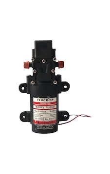 Diyafram pompası Akülü Su Aktarma Hidrofor Tekne Ve Ilaçlama Motoru Pompası 12 Volt