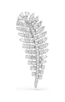 5760564 Swarovski Broş Vıenna:brooch Feather Whıte/rhs Metalik 5760564 Swarovski Broş Vıenna:brooch Feather Whıte/rhs Metalik