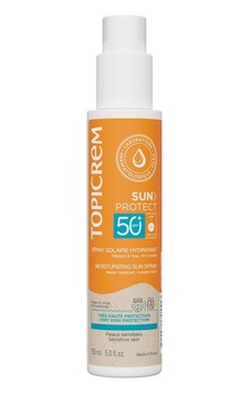 Topicrem Sun Protect Spf 50 Moisturizing Sun Spray 150 Ml Topicrem Sun Protect Spf 50 Moisturizing Sun Spray 150 Ml