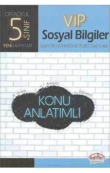 Editör Yayınları 5. Sınıf Vıp Sosyal Bilgiler Konu Anlatımlı Klp