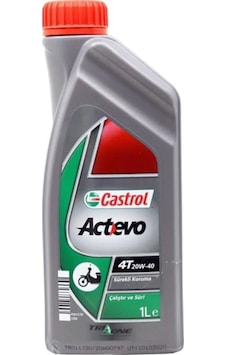 Castrol Actevo 4t 20w40 Motosiklet Yağı 1lt Castrol Actevo 4t 20w40 Motosiklet Yağı 1lt