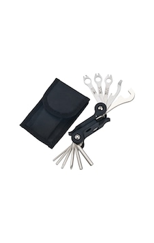 Icetoolz Çantalı Bisiklet Alet Seti No:17 Siyah - Yeşil
