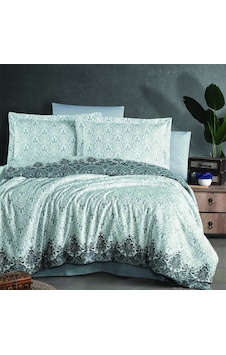 Maxstyle Saten Deluxe Orya Double Nevresim Takımı Desenli