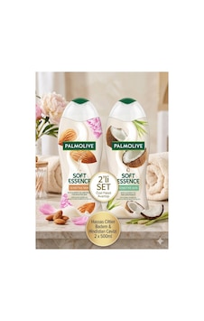 Palmolive Soft Essence Hassas Ciltler İçin Banyo Ve Duş Jeli Badem & Hindistan Cevizi 2 X 500 Ml Diğer Palmolive Soft Essence Hassas Ciltler İçin Banyo Ve Duş Jeli Badem & Hindistan Cevizi 2 X 500 Ml Diğer