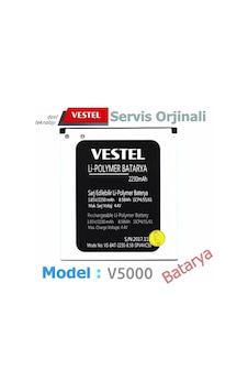 Vestel Uyumlu Venüs V5000 V 5000 Batarya 2230Mah Vakumlu Ambalajın Vestel Uyumlu Venüs V5000 V 5000 Batarya 2230Mah Vakumlu Ambalajın