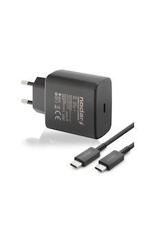 Nodar Type-c Pd Hızlı Şarj Seti 45w Usb Adaptörlü - Siyah Nd1007 Nodar Type-c Pd Hızlı Şarj Seti 45w Usb Adaptörlü - Siyah Nd1007