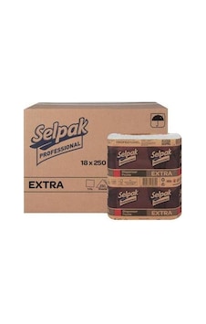 Selpak Extra Dıspenser Peçete Kolı 18 Pk 250 Lı