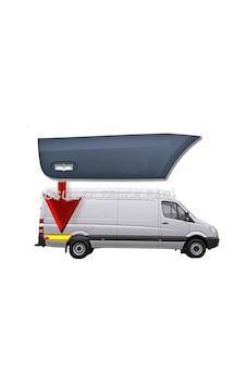 Mercedes - Sprinter 2006 - Sağ Arka Çamurluk Kaplama Crafter / Sprinter 2006- Mercedes - Sprinter 2006 - Sağ Arka Çamurluk Kaplama Crafter / Sprinter 2006-