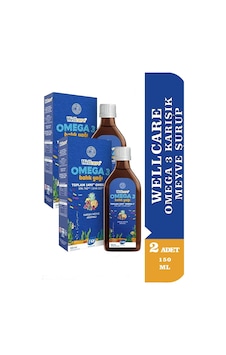 Wellcare Omega 3 Karışık Meyve Aromalı Balık Yağı 2 x 150 ML Wellcare Omega 3 Karışık Meyve Aromalı Balık Yağı 2 x 150 ML