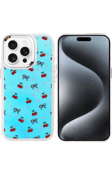 Apple Uyumlu iPhone 15 Pro Max Kılıf Airbag Tasarımlı Zore Hadra Kapak Kiraz Apple Uyumlu iPhone 15 Pro Max Kılıf Airbag Tasarımlı Zore Hadra Kapak Kiraz