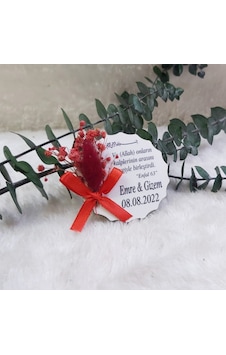 Kalp Epoksi Magnet Poşetli Nikah Şekeri 30 Adet Kalp Epoksi Magnet Poşetli Nikah Şekeri 30 Adet