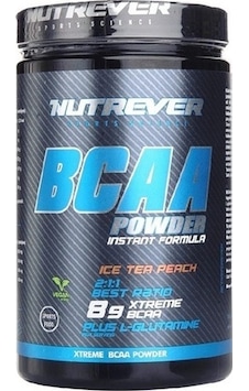 Nutrever Bcaa Powder 500 Gr Şeftali Aroma Vegan Şekersiz Bcaa