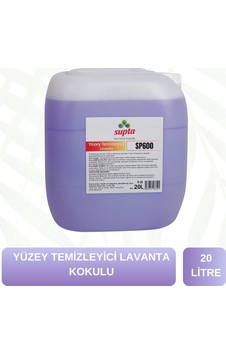 Supta Sıvı Yüzey Temizleyici 20 Litre Lavanta Kokulu Supta Sıvı Yüzey Temizleyici 20 Litre Lavanta Kokulu
